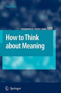 Cover image for How to Think about Meaning