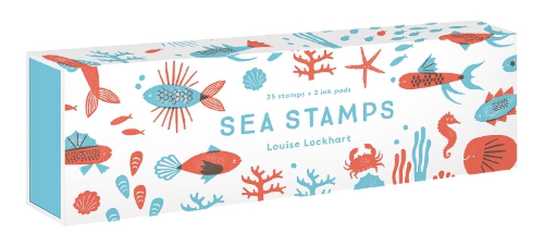 Cover image for Sea Stamps 25 Stamps + 2 Ink Pads