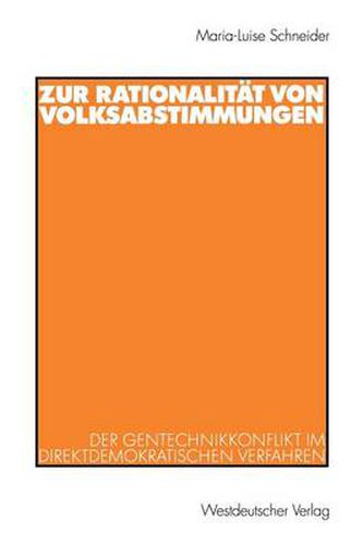 Cover image for Zur Rationalitat von Volksabstimmungen