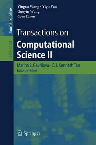 Cover image for Transactions on Computational Science II