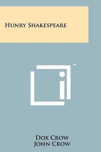 Cover image for Hunry Shakespeare