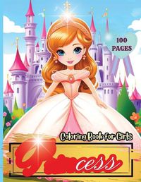 Cover image for Princess Coloring Book for Girls