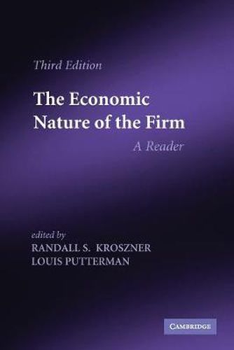 Cover image for The Economic Nature of the Firm: A Reader