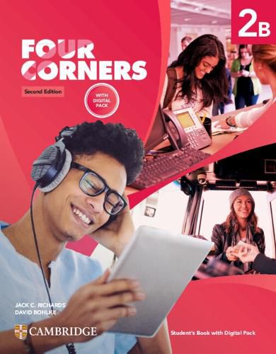 Cover image for Four Corners Level 2B Student's Book with Digital Pack