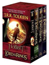 Cover image for J.R.R. Tolkien 4-Book Boxed Set: The Hobbit and The Lord of the Rings: The Hobbit, The Fellowship of the Ring, The Two Towers, The Return of the King