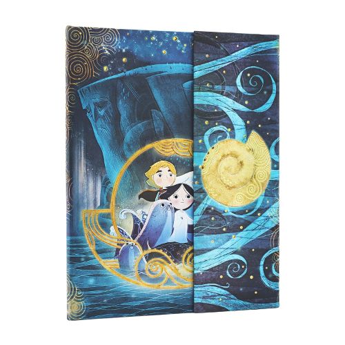 Cover image for Song of the Sea (Irish Folklore Trilogy) Ultra Lined Hardcover Journal (Wrap Closure)