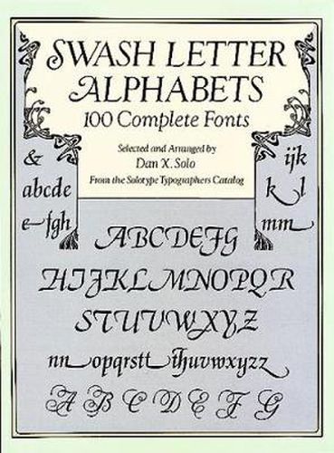 Cover image for Swash Letter Alphabets: 100 Complete Fonts