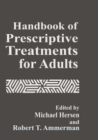 Cover image for Handbook of Prescriptive Treatments for Adults