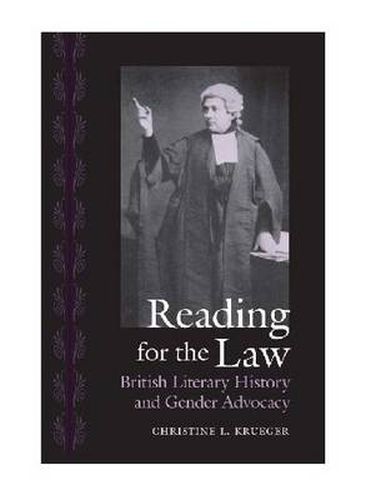 Cover image for Reading for the Law: British Literary History and Gender Advocacy