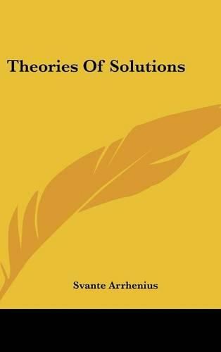 Cover image for Theories of Solutions