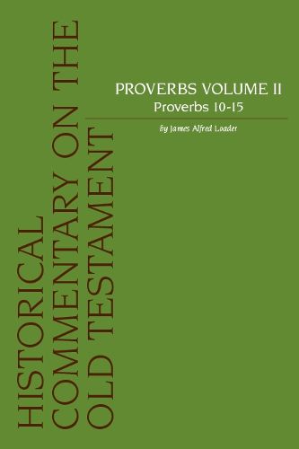 Cover image for Proverbs Volume II: Proverbs 10-15
