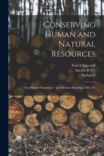 Cover image for Conserving Human and Natural Resources