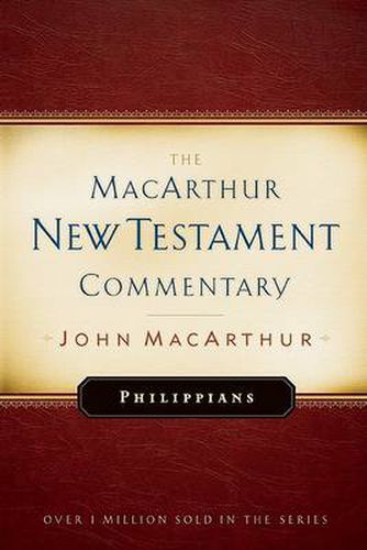 Cover image for Philippians Macarthur New Testament Commentary