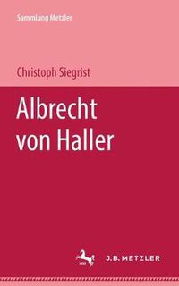 Cover image for Albrecht von Haller