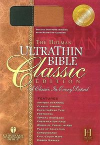 Cover image for Ultrathin Reference Bible-Hcsb-Classic