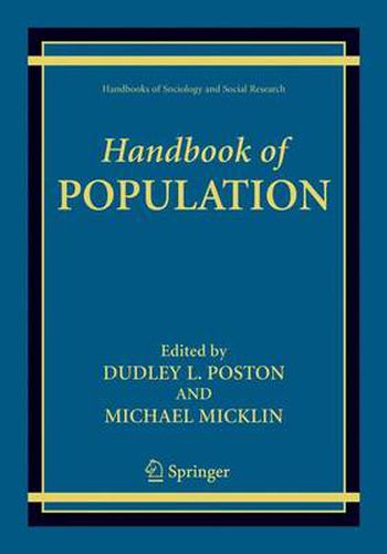 Cover image for Handbook of Population