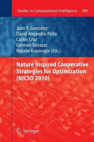 Cover image for Nature Inspired Cooperative Strategies for Optimization (NICSO 2010)