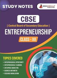 Cover image for CBSE CLASS XII COMMERCE (ENTREPRENEURSHIP)