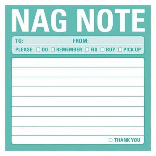 Cover image for Knock Knock Nag Note Sticky Notes