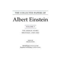 Cover image for The Collected Papers of Albert Einstein