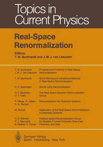 Cover image for Real-Space Renormalization