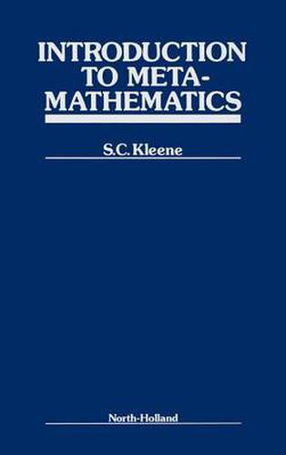 Cover image for Introduction to Metamathematics
