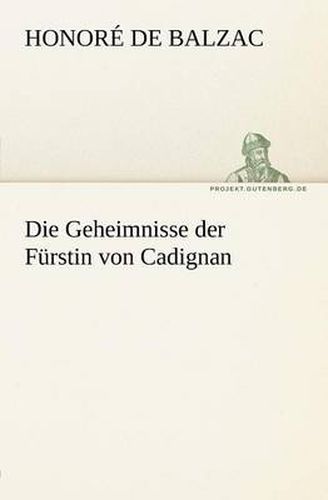 Cover image for Die Geheimnisse Der Furstin Von Cadignan