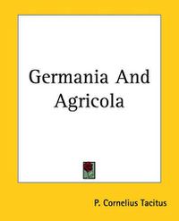 Cover image for Germania And Agricola