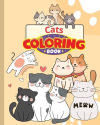 Cover image for Cats Coloring Book For Kids