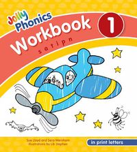 Cover image for Jolly Phonics Workbook 1: In Print Letters (American English edition)