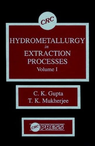 Cover image for Hydrometallurgy in Extraction Processes, Volume I