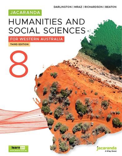 Cover image for Jacaranda Humanities and Social Sciences 8 for Western Australia, 3e learnON and Print