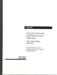 Cover image for Long-term Economic and Military Trends, 1994-2015: United States and Asia