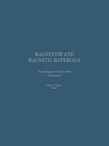 Cover image for Proceedings of the Seventh Conference on Magnetism and Magnetic Materials