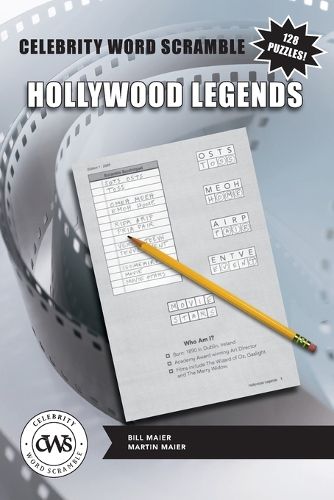 Cover image for Celebrity Word Scramble Hollywood Legends