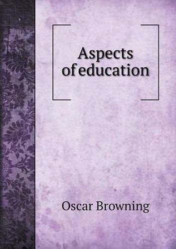 Aspects of education