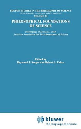 Cover image for Philosophical Foundations of Science: Proceedings of Section L, 1969, American Association for the Advancement of Science