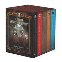 Cover image for A Series of Unfortunate Events #5-9 Netflix Tie-In Box Set