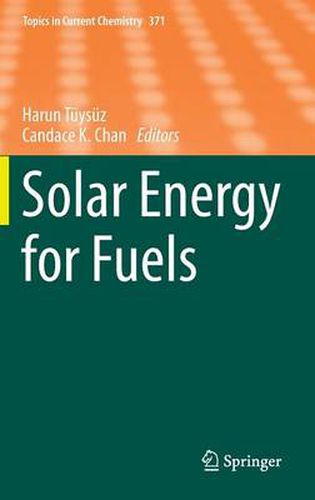 Cover image for Solar Energy for Fuels