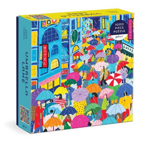 Cover image for Umbrella Lane 1000 Piece Puzzle in Square Box