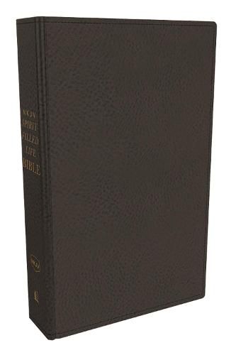 NKJV, Spirit-Filled Life Bible, Third Edition, Genuine Leather, Black, Red Letter, Comfort Print: Kingdom Equipping Through the Power of the Word