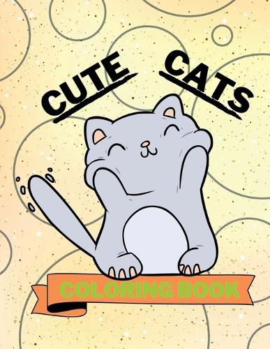 Cover image for Cute Cats Coloring Book