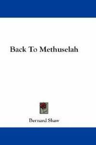 Cover image for Back to Methuselah
