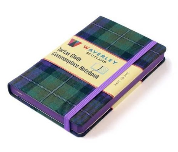 Cover image for Isle of Skye Tartan: Waverley Scotland Large Tartan Cloth Commonplace Notebook