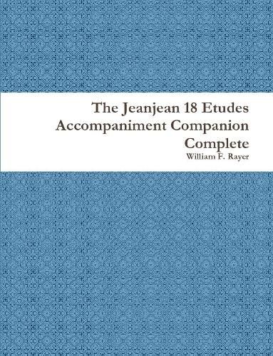 Cover image for The Jeanjean 18 Etudes Accompaniment Companion Complete