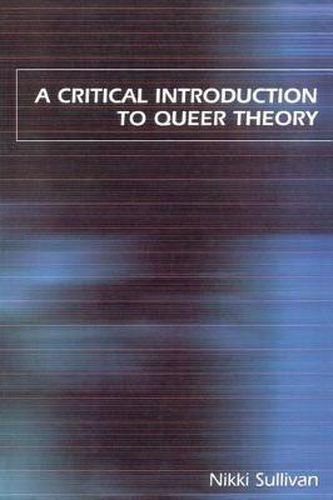 Cover image for A Critical Introduction to Queer Theory