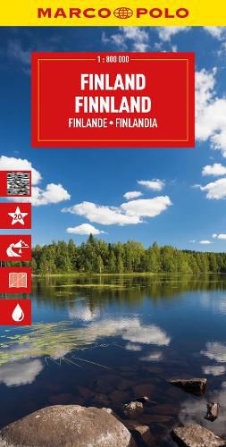 Cover image for Finland Marco Polo Map
