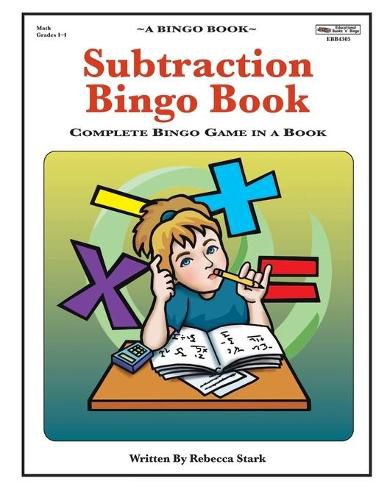 Cover image for Subtraction Bingo Book: Complete Bingo Game In A Book