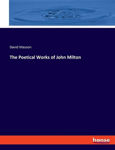 Cover image for The Poetical Works of John Milton