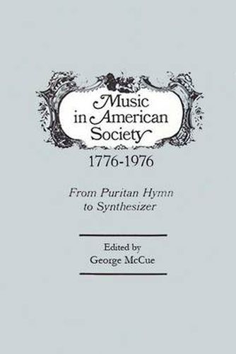 Cover image for Music in American Society